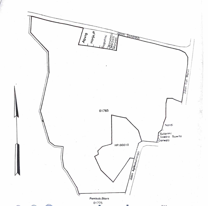 Denah Sewa Aset Fasilitas Ex Lapangan Golf